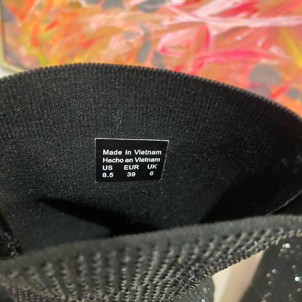 ALDO Glitter Booties - Worn 1x - Picture 2 of 5